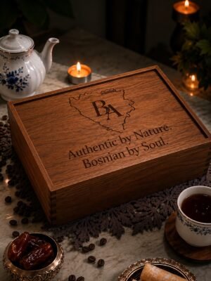 Bosnian Authentics Wood Decor Amanet Box