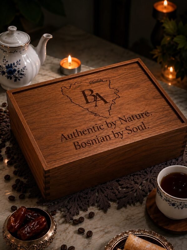 Bosnian Authentics Wood Decor Amanet Box